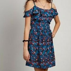 Kimchi Blue Floral Cold Shoulder Dress Size 6